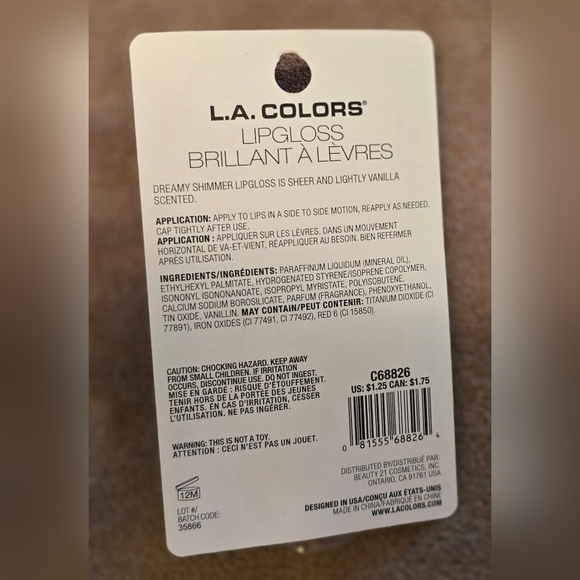 L.A. Colors Ice Cream Lip Balm and Lip Gloss Set - Picture 15 of 16